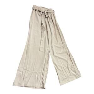 SHIEN Curve Tan Cream Wide Leg Pants Size 0XL NWOT